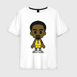 Футболка оверсайз мужская Little Kobe, цвет: белый