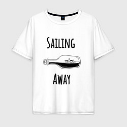 Мужская футболка оверсайз Sailing away