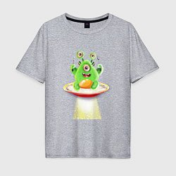 Мужская футболка оверсайз Space Dinner
