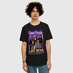 Футболка оверсайз мужская Deep Purple rock, цвет: черный — фото 2