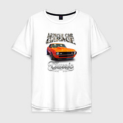 Мужская футболка оверсайз Маслкар Chevrolet Camaro SS 1968