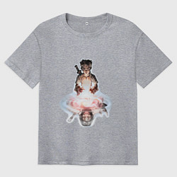 Футболка оверсайз мужская Fable Отражение, цвет: меланж