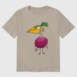 Мужская футболка оверсайз Птиц