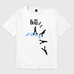 Футболка оверсайз мужская The Beatles: break down, цвет: белый