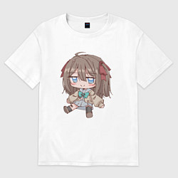 Футболка оверсайз мужская Нейро Сама, цвет: белый