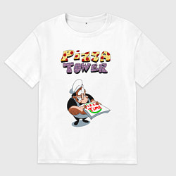 Мужская футболка оверсайз Пеппино Спагетти из Pizza Tower