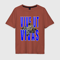 Мужская футболка оверсайз Vive ut vivas