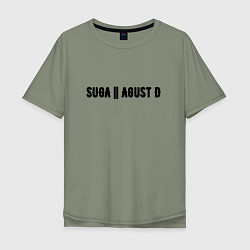 Мужская футболка оверсайз SUGA Agust D