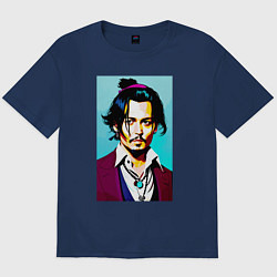 Мужская футболка оверсайз Johnny Depp - Japan style
