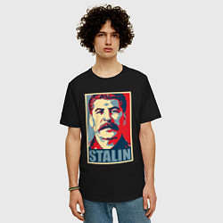 Футболка оверсайз мужская Stalin USSR, цвет: черный — фото 2