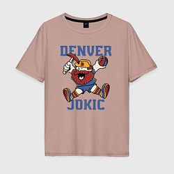 Мужская футболка оверсайз Denver Jokic