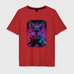 Мужская футболка оверсайз Neon Rabbit Style