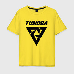Футболка оверсайз мужская Tundra esports logo, цвет: желтый