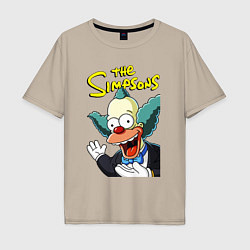 Мужская футболка оверсайз Krusty the clown