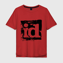 Мужская футболка оверсайз ID software logo