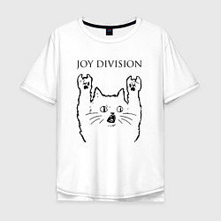 Мужская футболка оверсайз Joy Division - rock cat