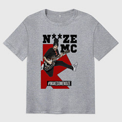 Футболка оверсайз мужская Noize MC - guitarist, цвет: меланж