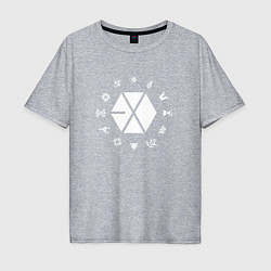 Мужская футболка оверсайз Logo EXO