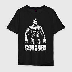 Мужская футболка оверсайз Arnold conquer