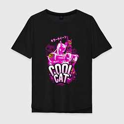 Мужская футболка оверсайз Cool cat- Killer queen- Jo jo