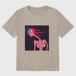 Мужская футболка оверсайз Красота везде