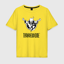 Футболка оверсайз мужская Thunderdome v 2, цвет: желтый