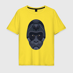 Мужская футболка оверсайз Black gorilla
