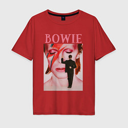 Мужская футболка оверсайз David Bowie 90 Aladdin Sane
