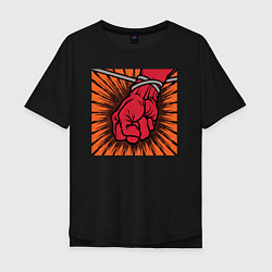 Мужская футболка оверсайз Обложка альбома St Anger группы Metallica