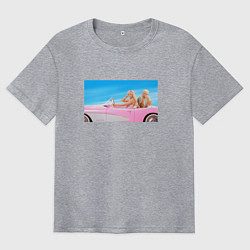 Футболка оверсайз мужская Барби 2023, цвет: меланж