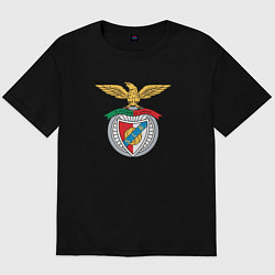 Футболка оверсайз мужская Benfica club, цвет: черный