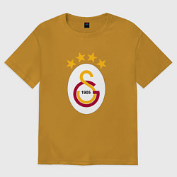 Футболка оверсайз мужская Galatasaray fc sport, цвет: горчичный