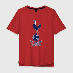 Футболка оверсайз мужская Tottenham Hotspur fc sport, цвет: красный