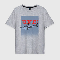 Футболка оверсайз мужская Relentless, цвет: меланж