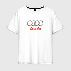 Мужская футболка оверсайз Audi brend