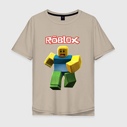 Мужская футболка оверсайз Roblox бегущий персонаж