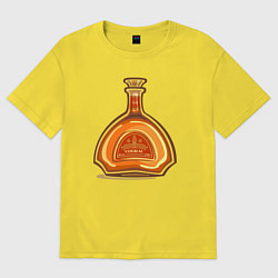 Футболка оверсайз мужская Cognac, цвет: желтый