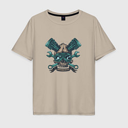 Мужская футболка оверсайз Motorcycle service