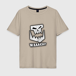 Мужская футболка оверсайз Waaagh