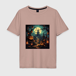 Мужская футболка оверсайз Это halloween