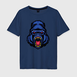 Футболка оверсайз мужская Blue monkey, цвет: тёмно-синий