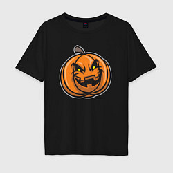 Мужская футболка оверсайз Pumpkin Halloween