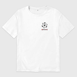 Мужская футболка оверсайз Атомный физтех