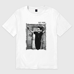 Футболка оверсайз мужская Depeche Mode - Dave Gahan by Anton Corbijn, цвет: белый