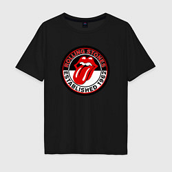 Мужская футболка оверсайз Rolling Stones established 1962