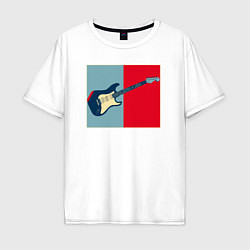 Мужская футболка оверсайз Guitar play