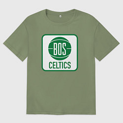 Мужская футболка оверсайз Bos Celtics