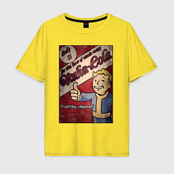 Мужская футболка оверсайз Vault boy - nuclear cola
