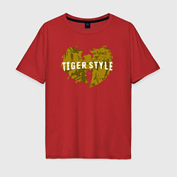 Мужская футболка оверсайз Tiger style