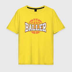 Мужская футболка оверсайз Baller style